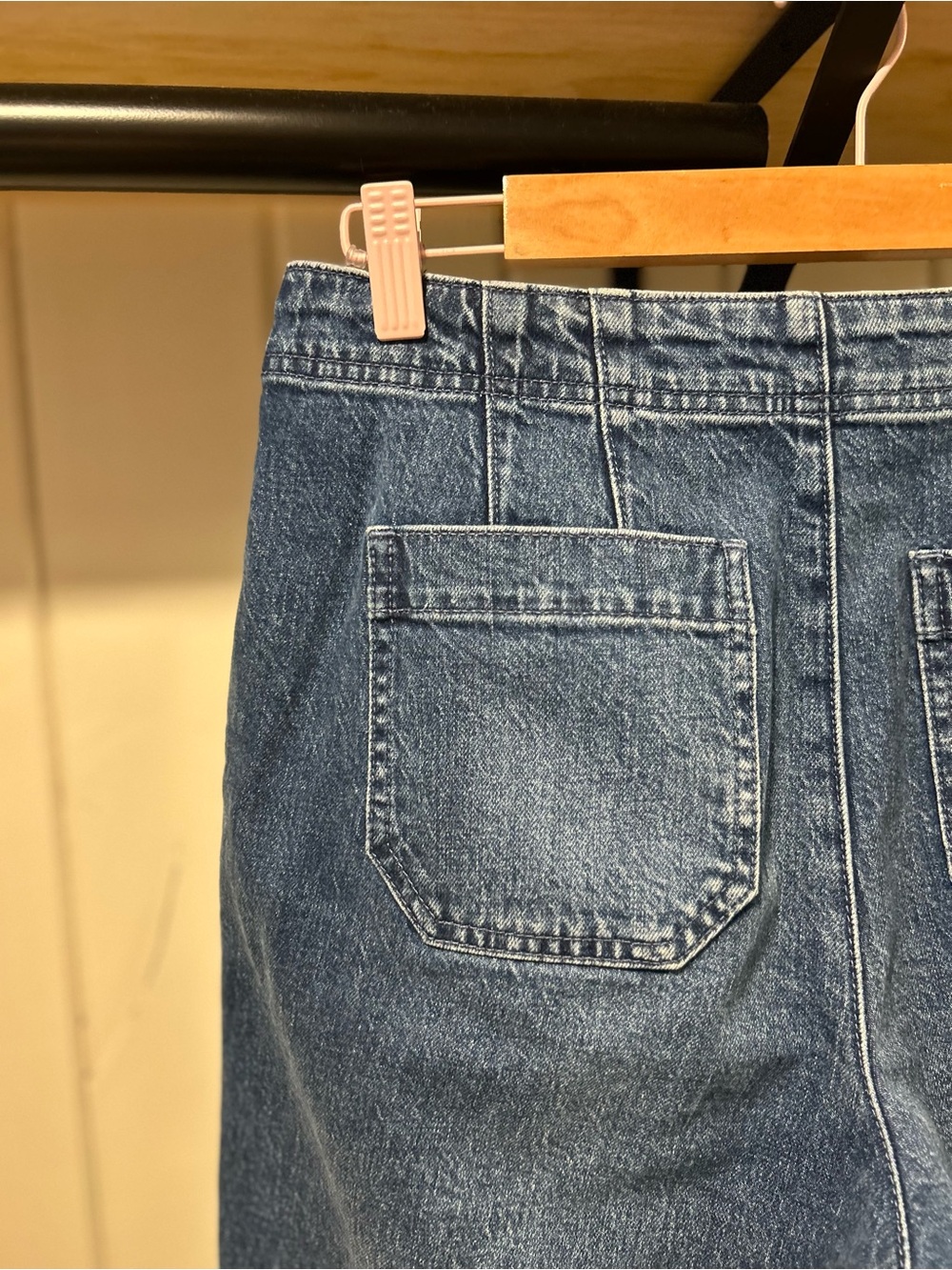Talbots Black Label Wide Leg Jeans Darkwash - Picture 5 of 6